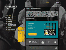 Tablet Screenshot of clarinet-factory.cz